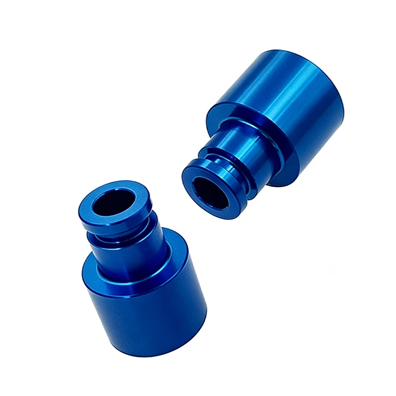Blue Anodized Connector